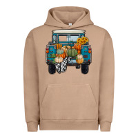 Pigment Burro Fall Pumpkin Farm Truck Urban Hoodie - RanaPortraitStore