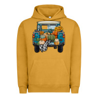 Pigment Peanut Butter Fall Pumpkin Farm Truck Urban Hoodie - RanaPortraitStore