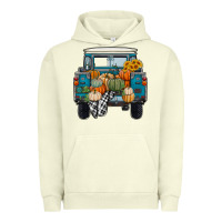 Pigment Pistachio Fall Pumpkin Farm Truck Urban Hoodie - RanaPortraitStore