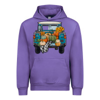 Tulip Fall Pumpkin Farm Truck Urban Hoodie - RanaPortraitStore