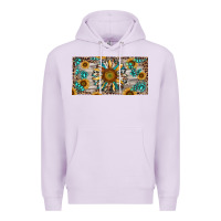 Lilac western sunflower and gemstone license plate Premium Hoodie - RanaPortraitStore