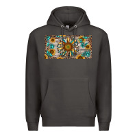 Smoke western sunflower and gemstone license plate Premium Hoodie - RanaPortraitStore