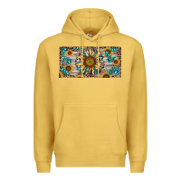 Antique Gold western sunflower and gemstone license plate Premium Hoodie - RanaPortraitStore