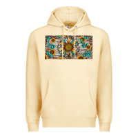 Pina Colada western sunflower and gemstone license plate Premium Hoodie - RanaPortraitStore