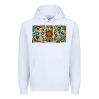 White western sunflower and gemstone license plate Premium Hoodie - RanaPortraitStore