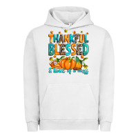 Pigment Lunar Rock Thankful blessed and kind of a mess Urban Hoodie - RanaPortraitStore