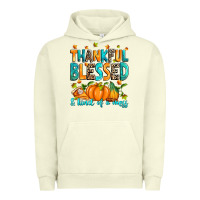 Pigment Pistachio Thankful blessed and kind of a mess Urban Hoodie - RanaPortraitStore