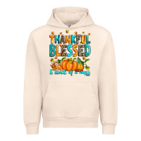 Sandshell Thankful blessed and kind of a mess Urban Hoodie - RanaPortraitStore