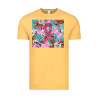 Vintage Mustard Breast Cancer Ribbon Stethoscope Vintage Tee - Artiststas