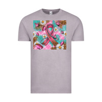 Vintage Zinc Breast Cancer Ribbon Stethoscope Vintage Tee - Artiststas