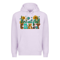 Lilac beautiful crazy Premium Hoodie - texasbilliewilder