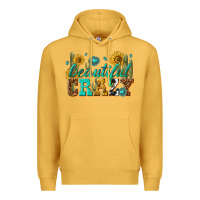 Mustard beautiful crazy Premium Hoodie - texasbilliewilder