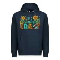 Navy beautiful crazy Premium Hoodie - texasbilliewilder