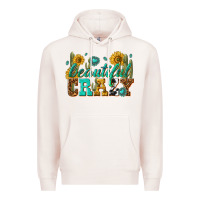 Pale Pink beautiful crazy Premium Hoodie - texasbilliewilder