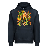 Navy Tis' the season Fall American Football Urban Hoodie - RanaPortraitStore