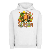 Pigment Lunar Rock Tis' the season Fall American Football Urban Hoodie - RanaPortraitStore