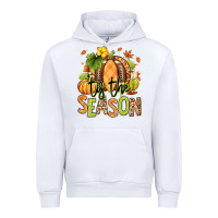 White Tis' the season Fall American Football Urban Hoodie - RanaPortraitStore