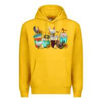 Lemon chicken coffee cups Premium Hoodie - texasbilliewilder