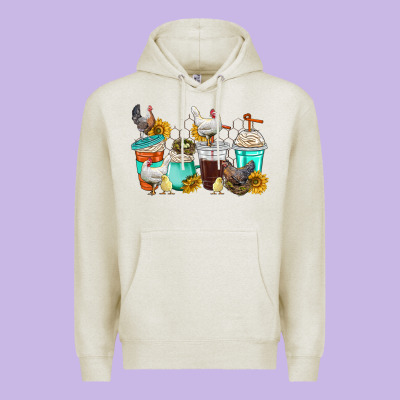 Premium Hoodie chicken coffee cups