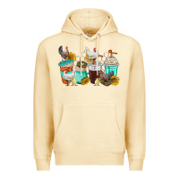 Pina Colada chicken coffee cups Premium Hoodie - texasbilliewilder