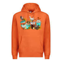 Carrot chicken coffee cups Premium Hoodie - texasbilliewilder