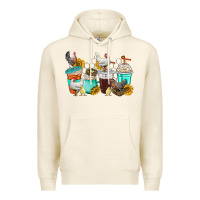 Tofu chicken coffee cups Premium Hoodie - texasbilliewilder