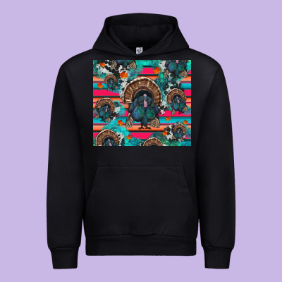 Thanksgiving Turkey Urban Hoodie Designed By Ranaportraitstore
