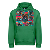Emerald Thanksgiving Turkey Urban Hoodie - RanaPortraitStore