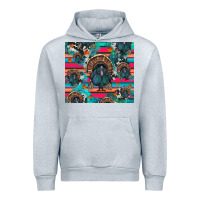 Heather Grey Thanksgiving Turkey Urban Hoodie - RanaPortraitStore