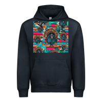 Navy Thanksgiving Turkey Urban Hoodie - RanaPortraitStore