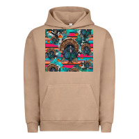 Pigment Burro Thanksgiving Turkey Urban Hoodie - RanaPortraitStore