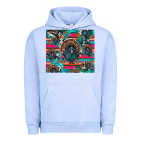 Pigment Grape Ice Thanksgiving Turkey Urban Hoodie - RanaPortraitStore