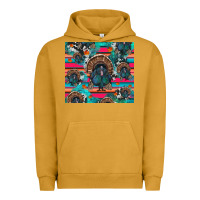 Pigment Peanut Butter Thanksgiving Turkey Urban Hoodie - RanaPortraitStore