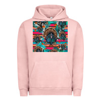 Pigment Salmon Thanksgiving Turkey Urban Hoodie - RanaPortraitStore