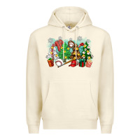 Sandshell christmas trees with baseball Premium Hoodie - Zillion Design Studio