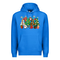 True Royal christmas trees with baseball Premium Hoodie - Zillion Design Studio