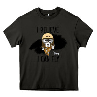 Asphalt I Beleive I Can Fly, Dog, Heavy Core Tee - Bettercallsaul