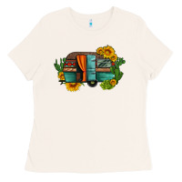 Bone caravan sunflowers and cactus Ladies Tee - Artiststas