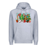 Christmas Trees With Baseball Premium Hoodie | Teevron