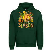 Forest Green Tis' the season Fall Softball Urban Hoodie - RanaPortraitStore