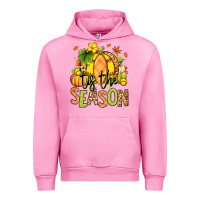 Fuchsia Pink Tis' the season Fall Softball Urban Hoodie - RanaPortraitStore