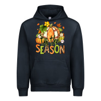 Navy Tis' the season Fall American Football Urban Hoodie - RanaPortraitStore