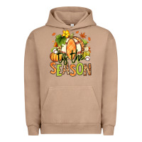 Pigment Burro Tis' the season Fall American Football Urban Hoodie - RanaPortraitStore