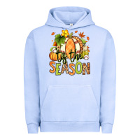 Pigment Grape Ice Tis' the season Fall American Football Urban Hoodie - RanaPortraitStore