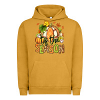 Pigment Peanut Butter Tis' the season Fall American Football Urban Hoodie - RanaPortraitStore