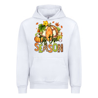 White Tis' the season Fall American Football Urban Hoodie - RanaPortraitStore