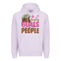 Lilac chasing goals not people Premium Hoodie - texasbilliewilder