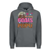 Rock chasing goals not people Premium Hoodie - texasbilliewilder
