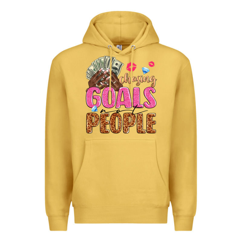 Chasing Goals Not People Premium Hoodie by texasbilliewilder | Teevron