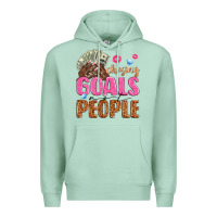 Seafoam chasing goals not people Premium Hoodie - texasbilliewilder